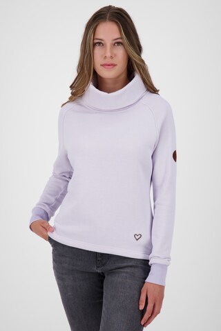 Alife and Kickin Sweatshirt in Purple: front