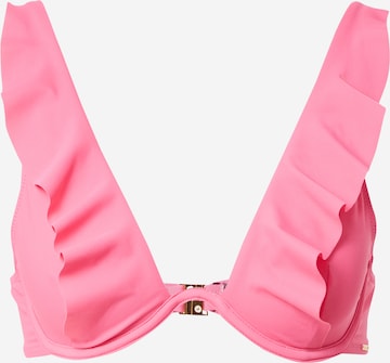 Triangle Hauts de bikini 'IBIZA' Boux Avenue en rose : devant