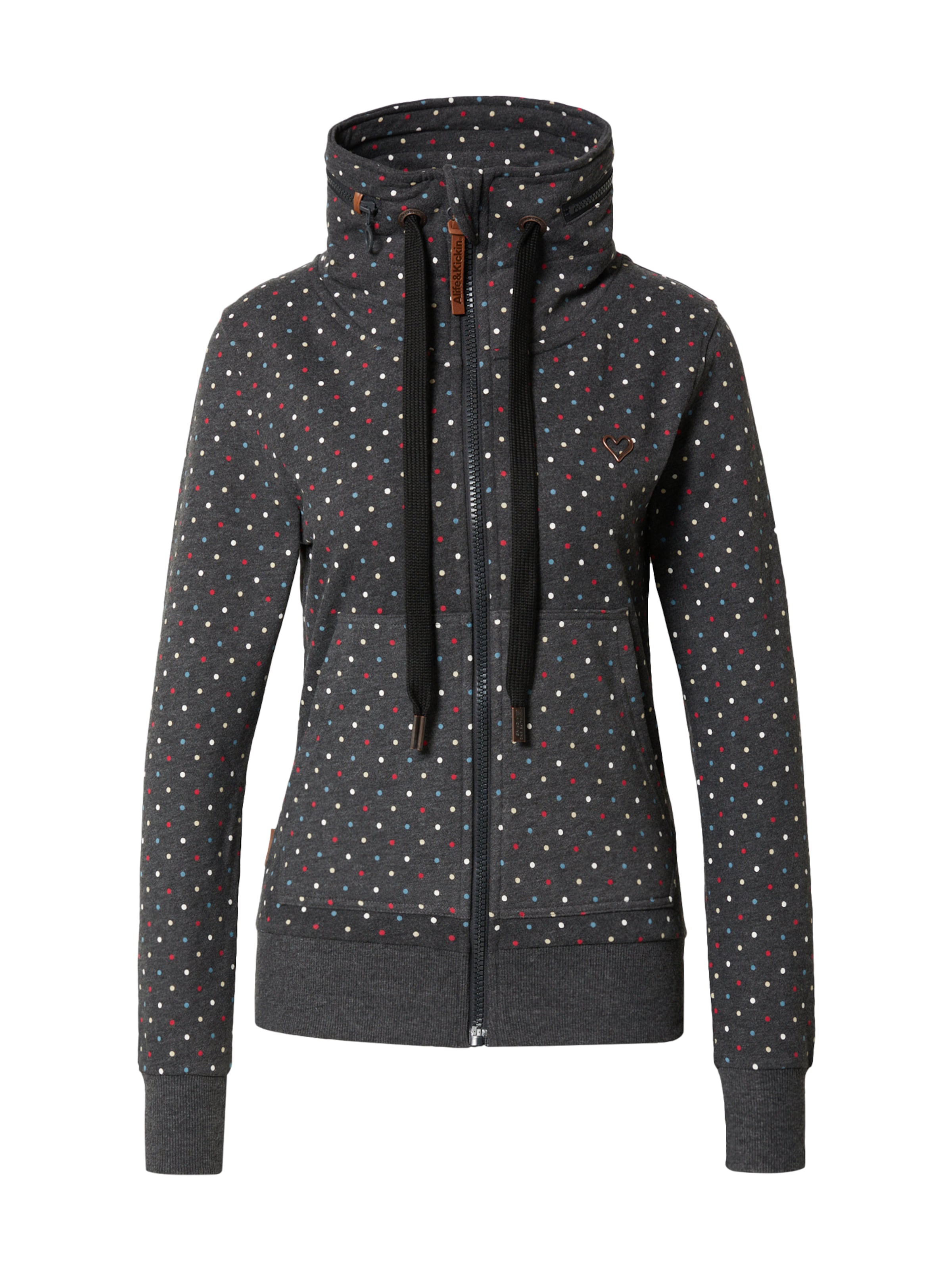 alife & kickin Tréning dzseki 'VivianAK' - szürke: elől