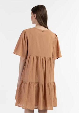 DreiMaster Vintage Summer Dress in Brown