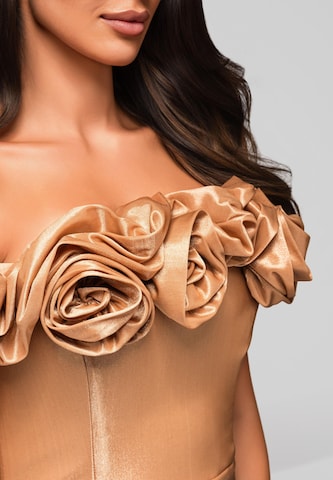 Ombre Avondjurk 'Dorotea' in Goud