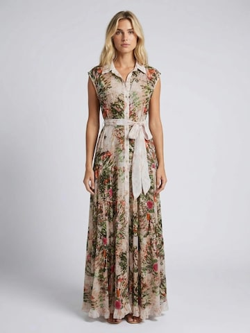 Miss June Dress 'Robe Longue Jimena' in Beige: front