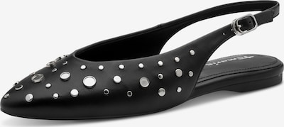 Tamaris Strap ballerina in 36 in Black / Silver, Item view