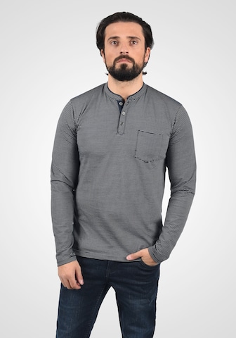 !Solid Langarmshirt 'Alphios' in Blau: predná strana