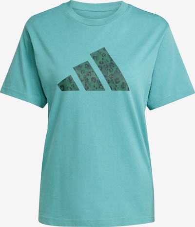 ADIDAS SPORTSWEAR Tehnička sportska majica u tirkiz / tamno zelena / crna, Pregled proizvoda
