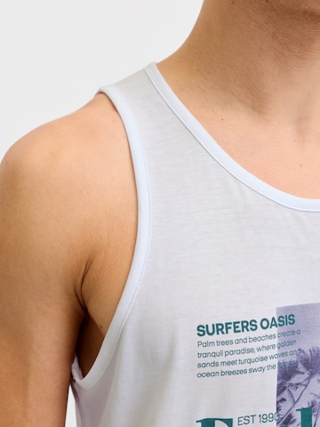 JJ Rebel - Camiseta 'JREBMILES' en blanco