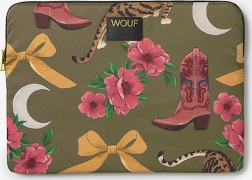 Sac d’ordinateur portable Wouf en vert : devant