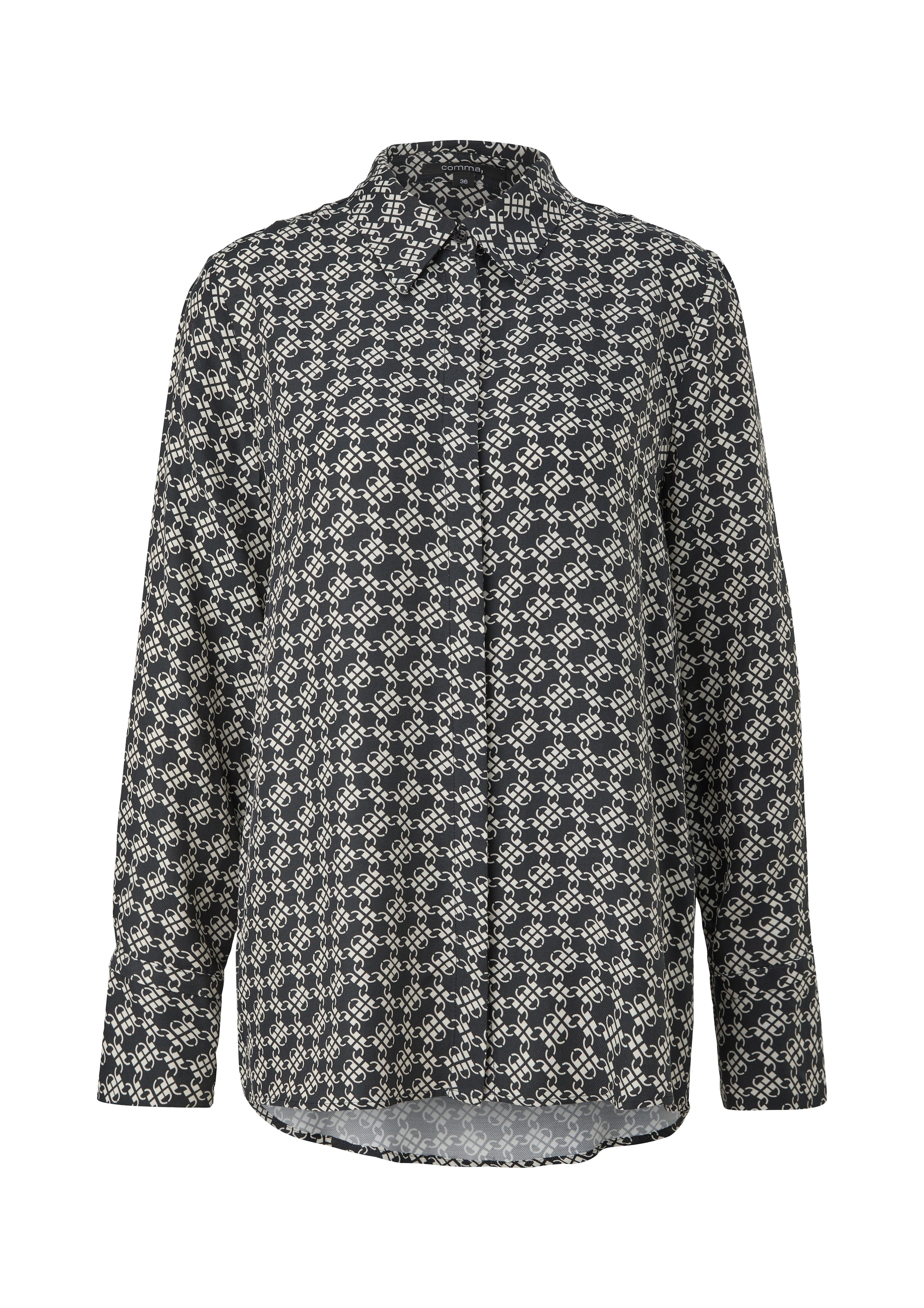 COMMA Blouse in Zwart: voorkant