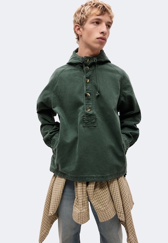Geacă de primăvară-toamnă de la Abercrombie & Fitch pe verde