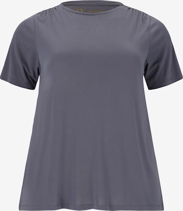 Q by Endurance Performance Shirt in Blue: front