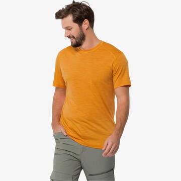 JACK WOLFSKIN Functioneel shirt 'Kammweg' in Oranje: voorkant