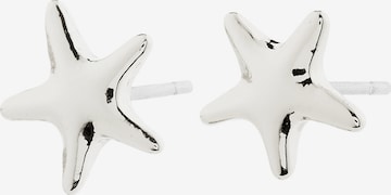 Boucles d'oreilles 'Andre' Pilgrim en argent : devant