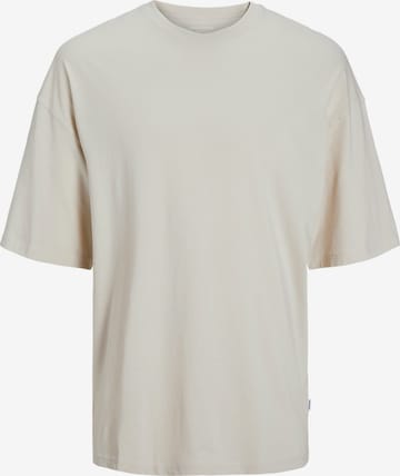 T-Shirt 'JJECharge' JACK & JONES en beige : devant