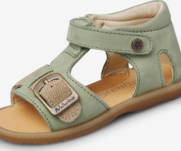 NATURINO Offene Schuhe 'QUARZO' in Grün: Vorderseite
