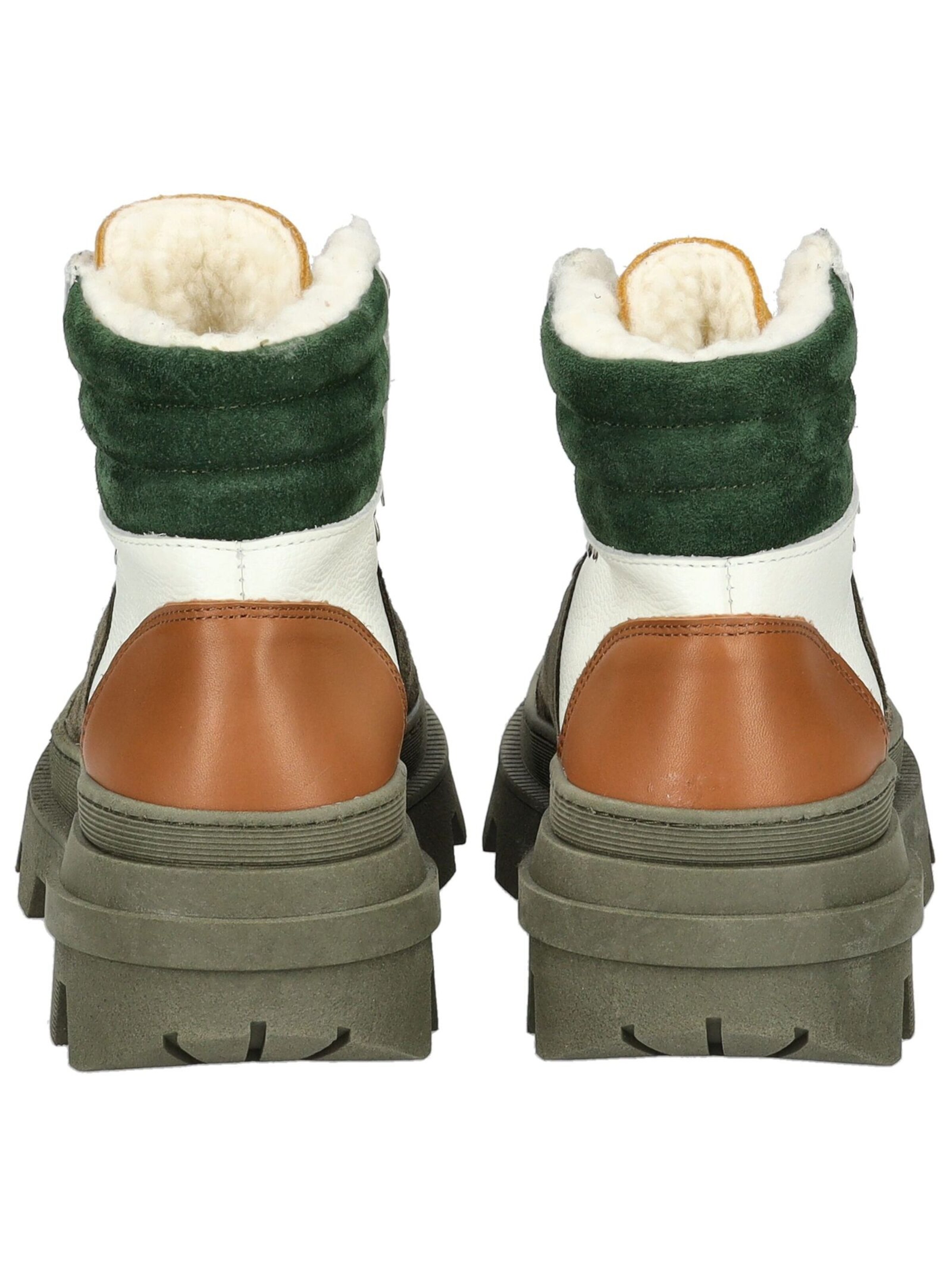 LAZAMANI Schnürstiefelette in Grün