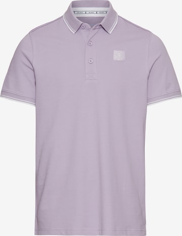 DELMAO Poloshirt in Lila: Vorderseite