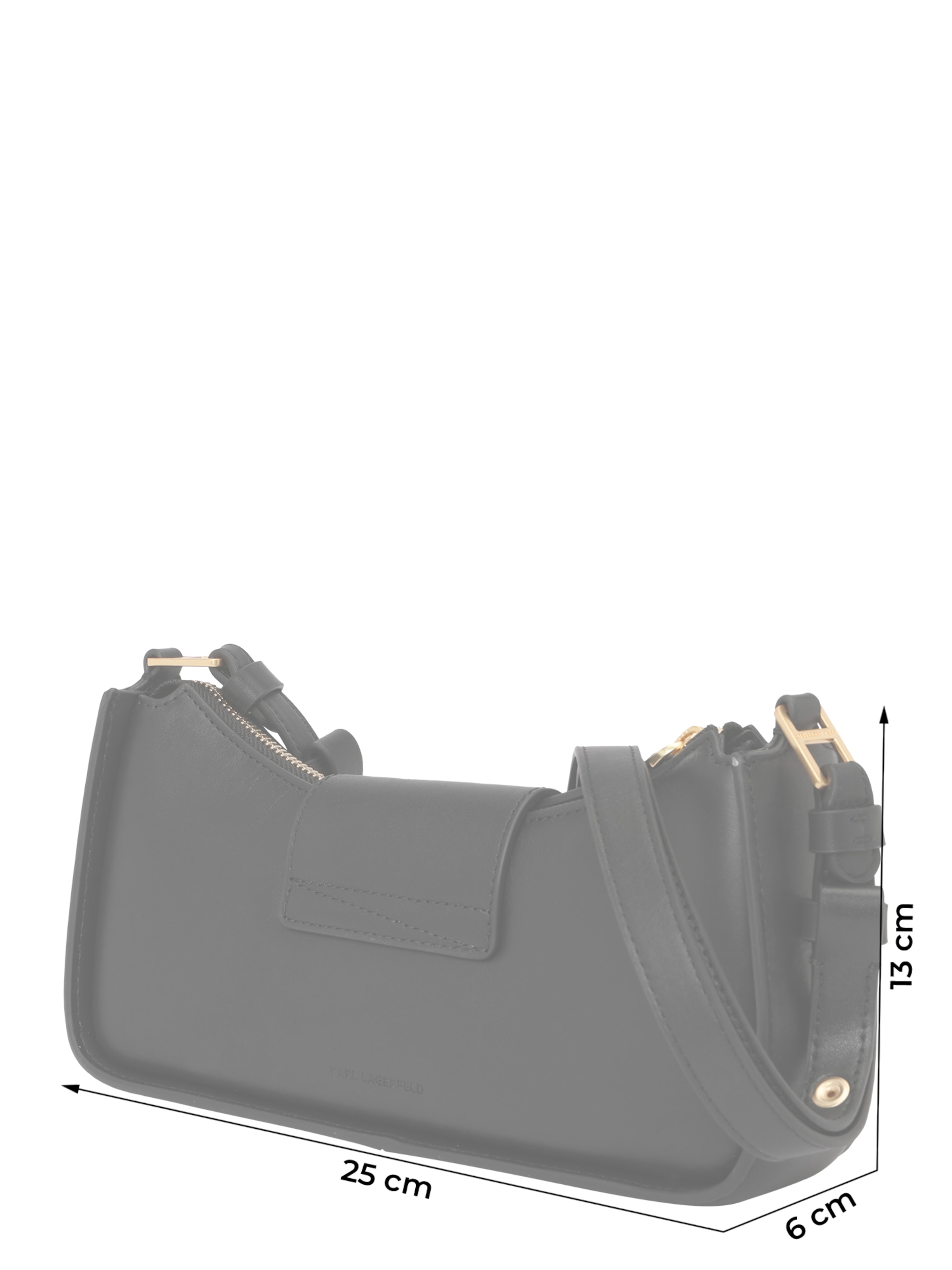 Karl Lagerfeld Τσάντα ώμου σε μαύρο