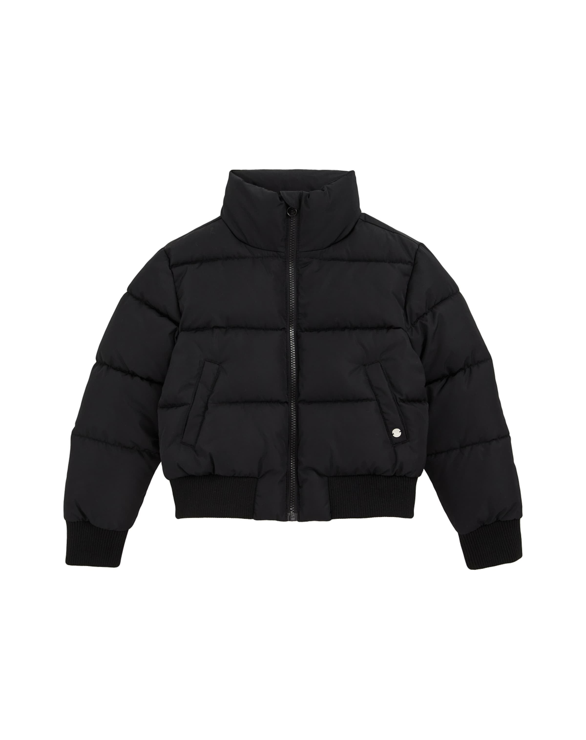 WE Fashion Φθινοπωρινό και ανοιξιάτικο μπουφάν σε μαύρο: μπροστά