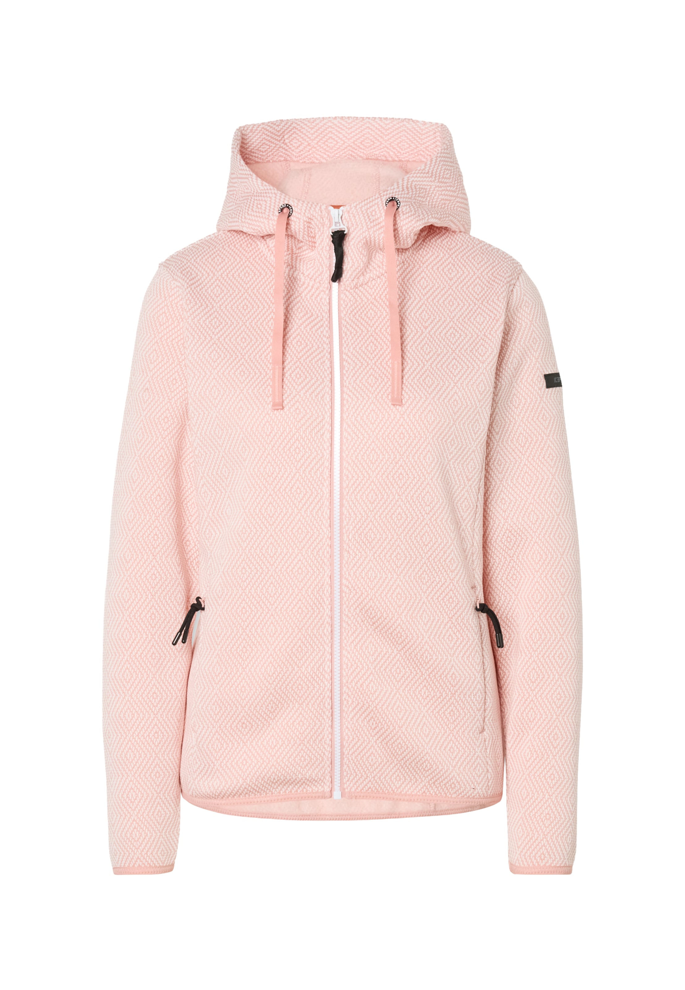 Veste en polaire fonctionnelle 'AUEN' ICEPEAK en rose : devant