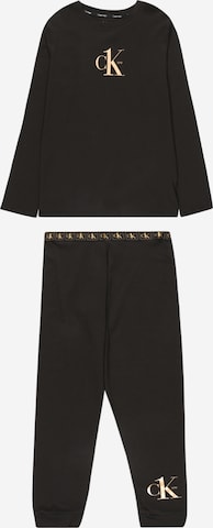 Calvin Klein Underwear - Pijama en negro: frente