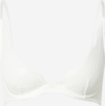 Hunkemöller - Triángulo Sujetador 'Isabelle' en blanco: frente