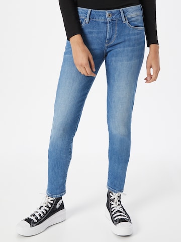Pepe Jeans סקיני ג'ינס 'Soho' בכחול: מלפנים