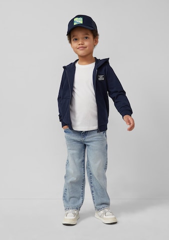 s.Oliver Sweatvest in Blauw: voorkant