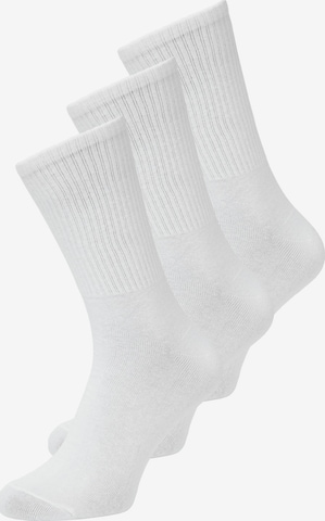 JACK & JONES Socks 'JJCHARLES' in White: front