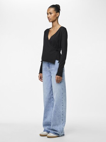 PIECES Top 'Georgina' in Schwarz