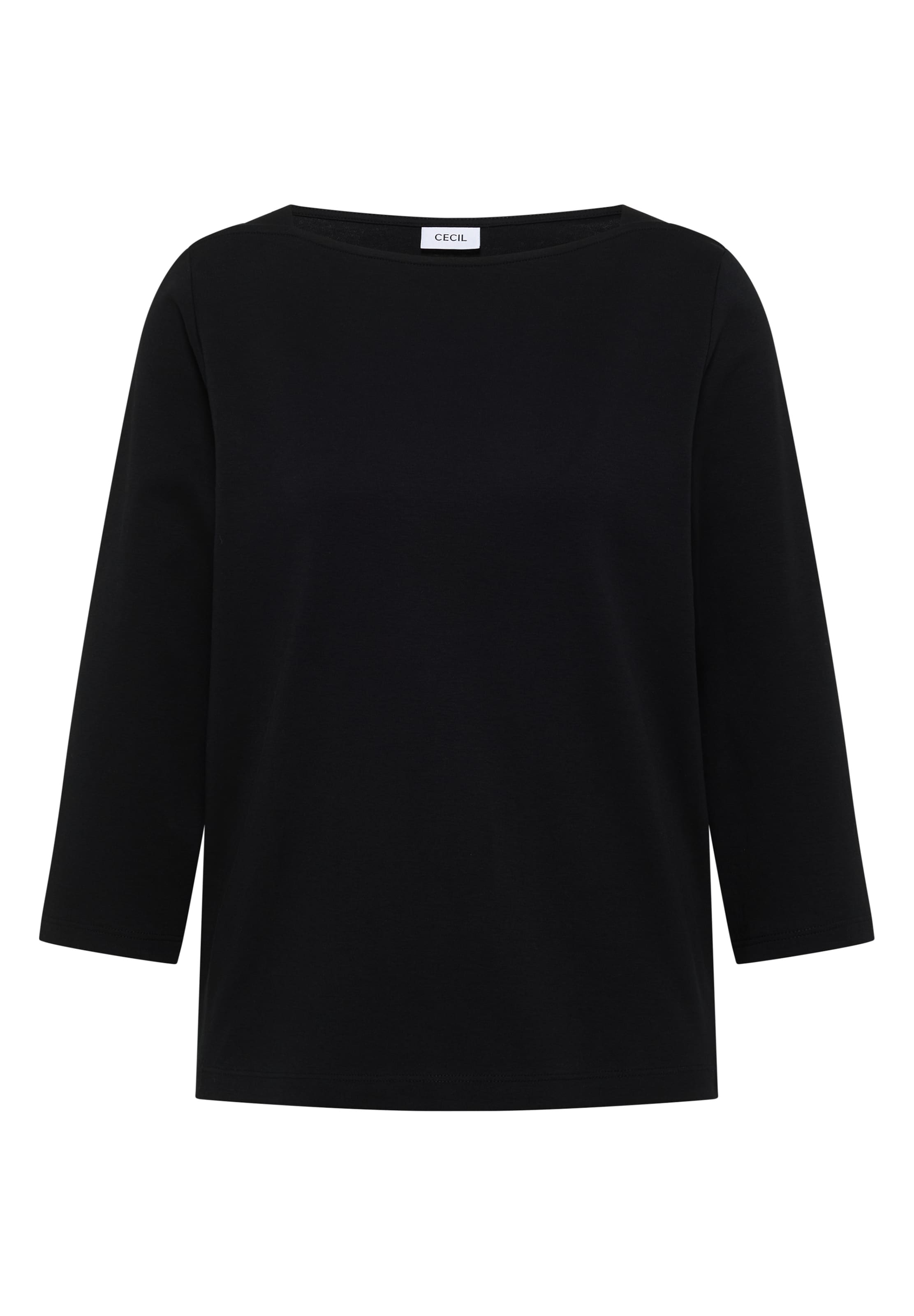 T-shirt CECIL en noir : devant