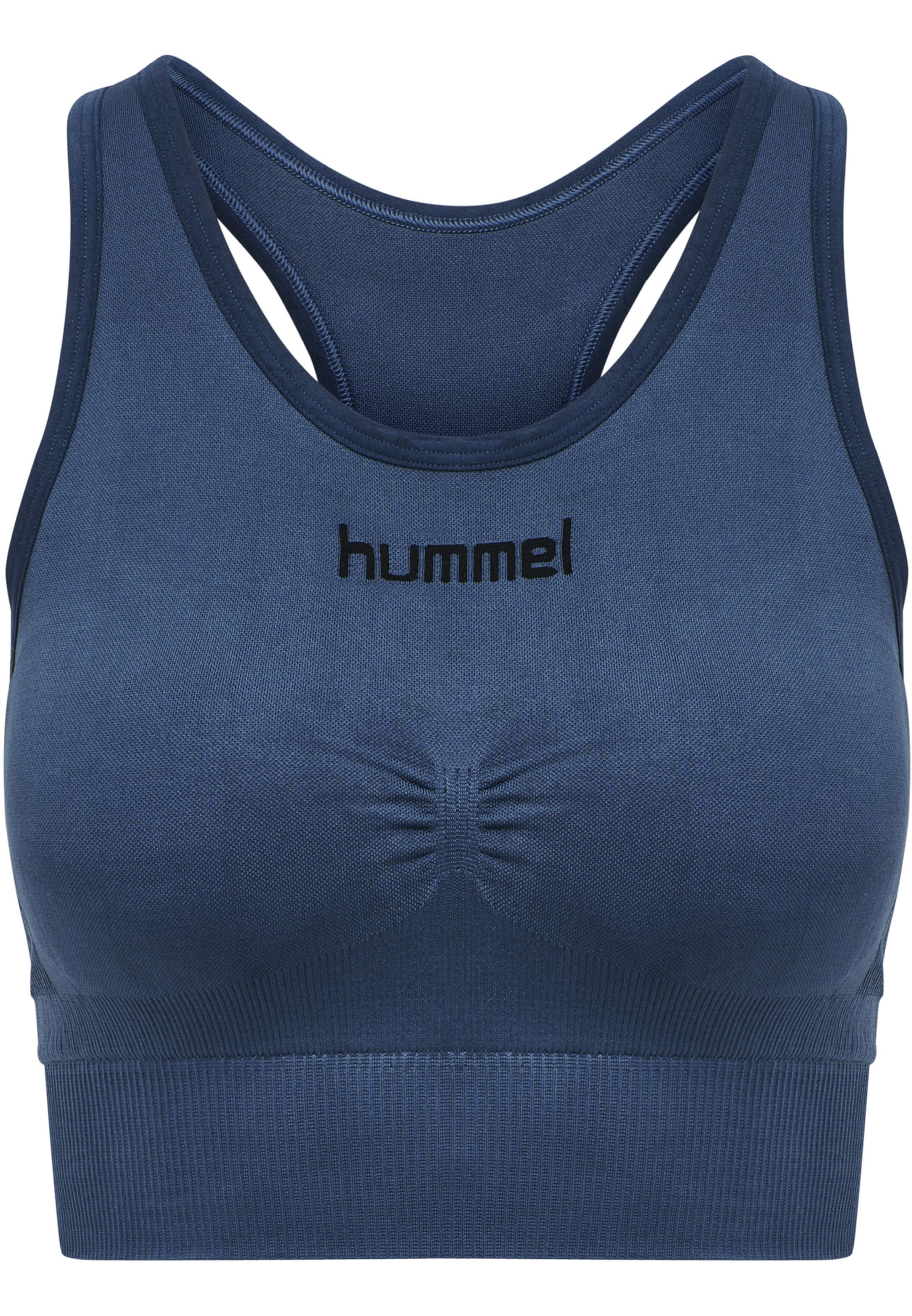 Hummel Sports bra 'First' in Blue: front