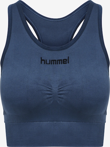 Hummel Bralette Sports Bra in Blue: front