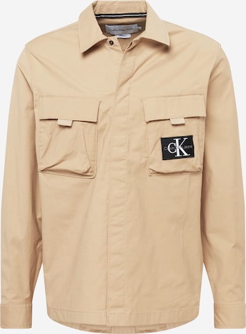 Veste mi-saison Calvin Klein Jeans en beige : devant