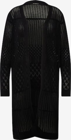 Ulla Popken Knit Cardigan in Black: front