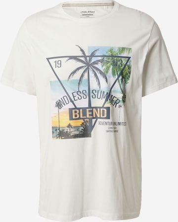 T-Shirt BLEND en blanc : devant