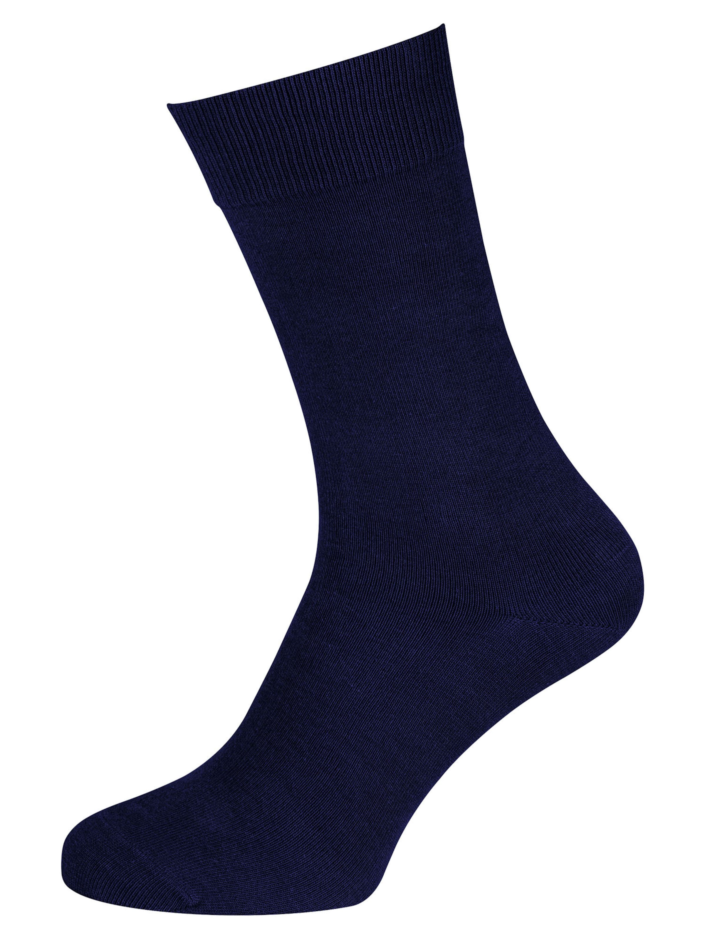Nur Die Basicsocken ' Baumwolle Business Pack ' in Blau