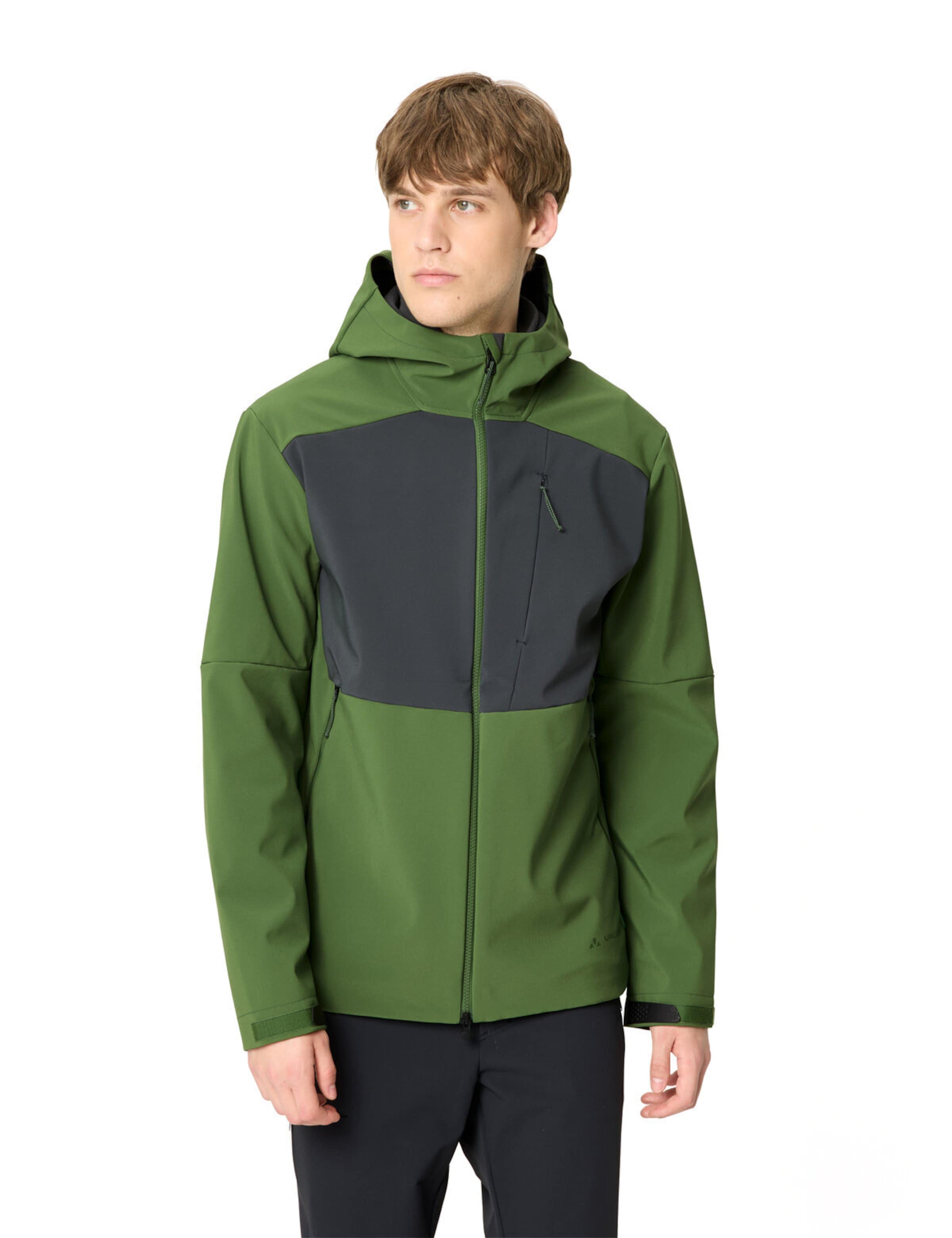 VAUDE Outdoorjas 'Roccia III' in Groen: voorkant