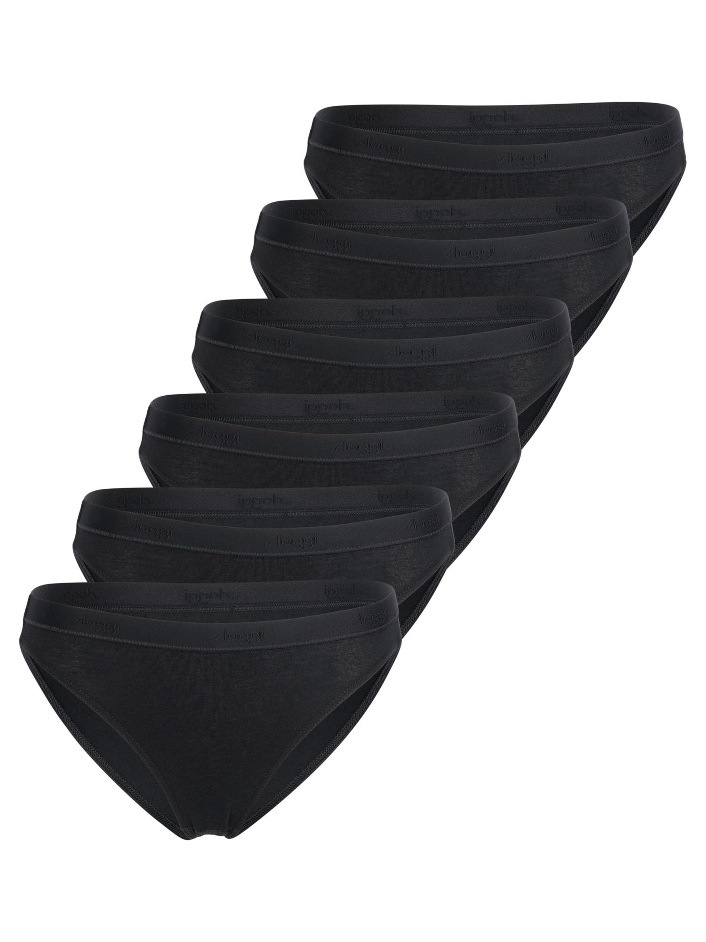 SLOGGI Slip 'GO Casual' in Zwart: voorkant