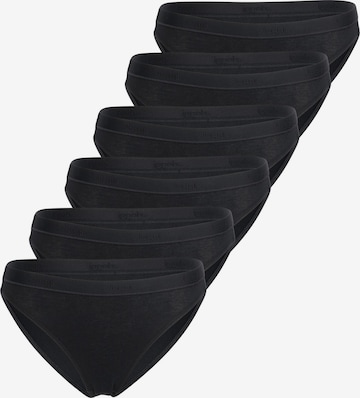 SLOGGI Slip 'GO Casual' in Schwarz: Vorderseite