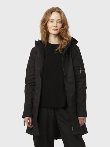 ILSE JACOBSEN Weatherproof jacket 'Rain07' in Black: front
