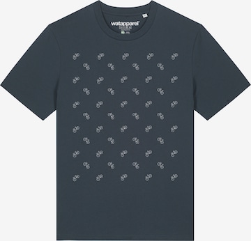 Watapparel Shirt ' Fahrräder ' in Grijs: voorkant
