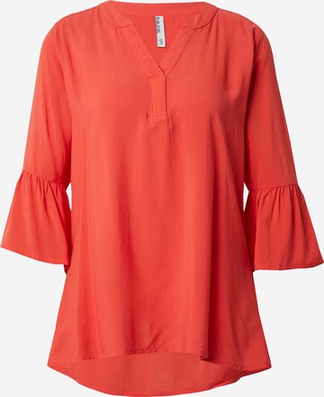 Camicia da donna di Sublevel in rosso: frontale