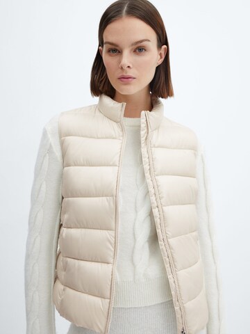 MANGO Vest 'BLANVEST' i beige