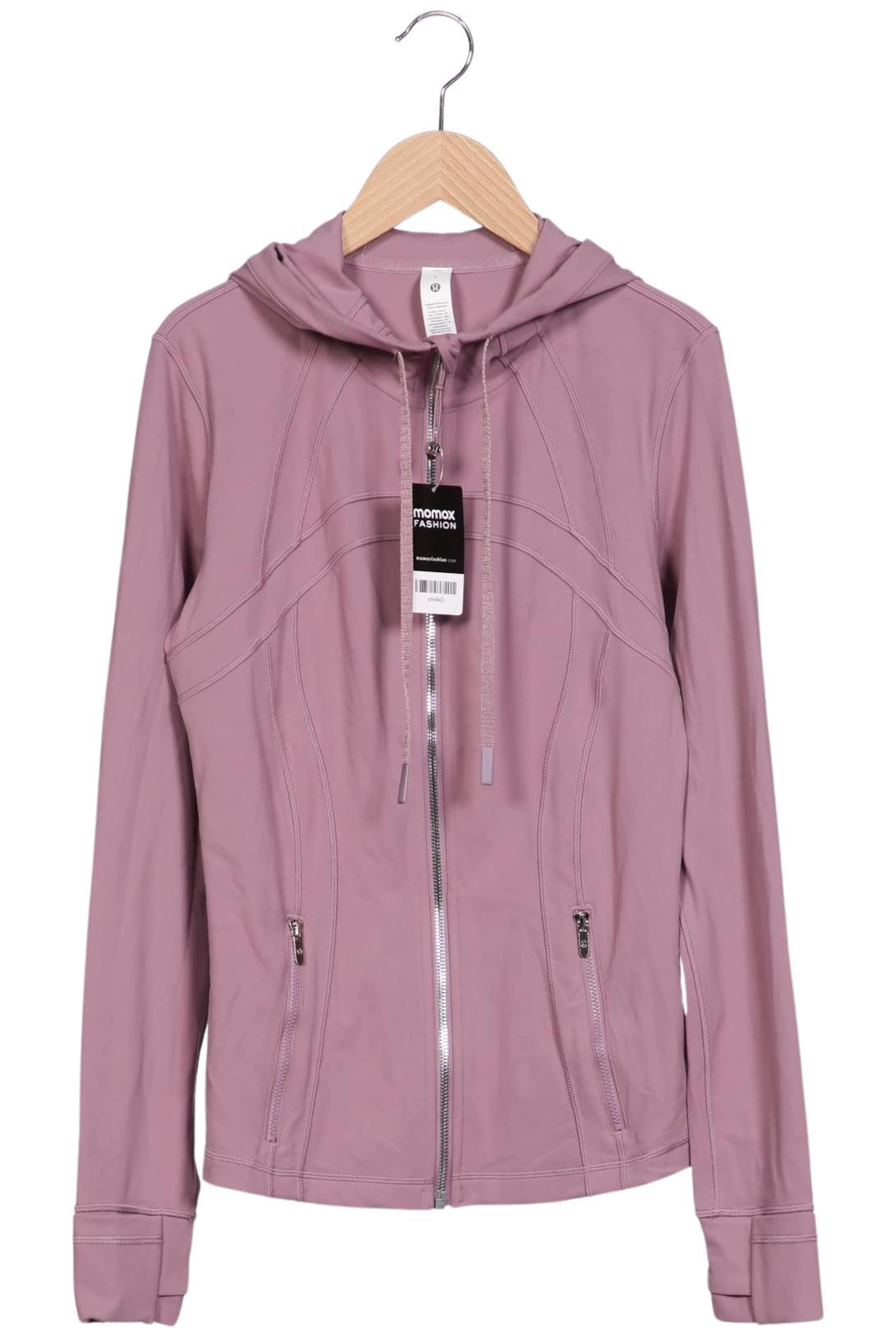 Lululemon Sweatshirt & Zip-Up Hoodie in L in Pink: front