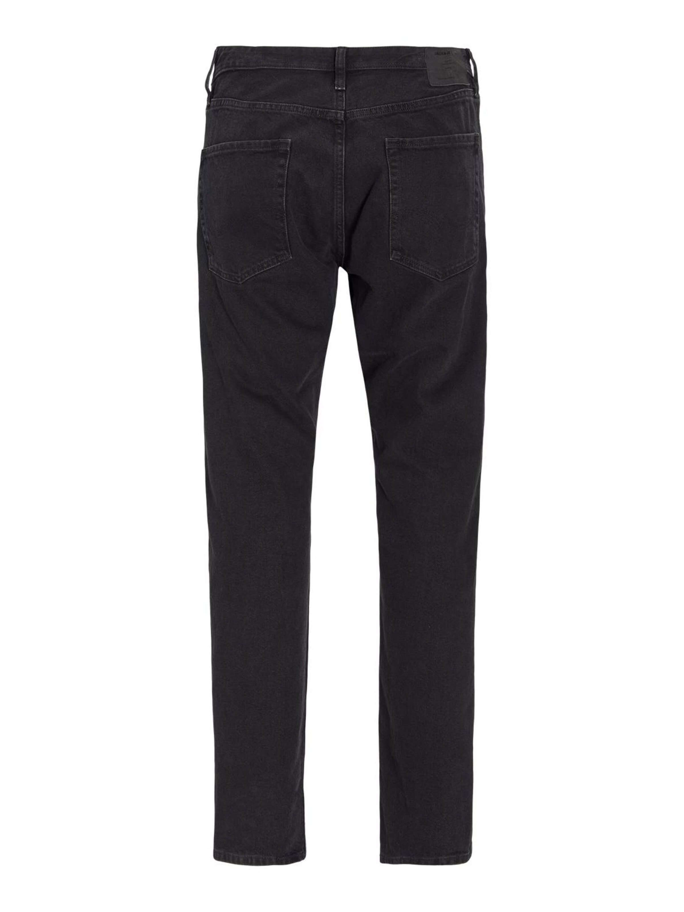 JACK & JONES Tapered Jeans 'JJIChris JJOriginal' in Black