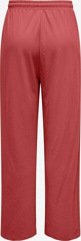 Wide Leg Pantalon 'JANY' ONLY en rouge