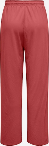 ONLY Wide leg Pants 'JANY' in Red