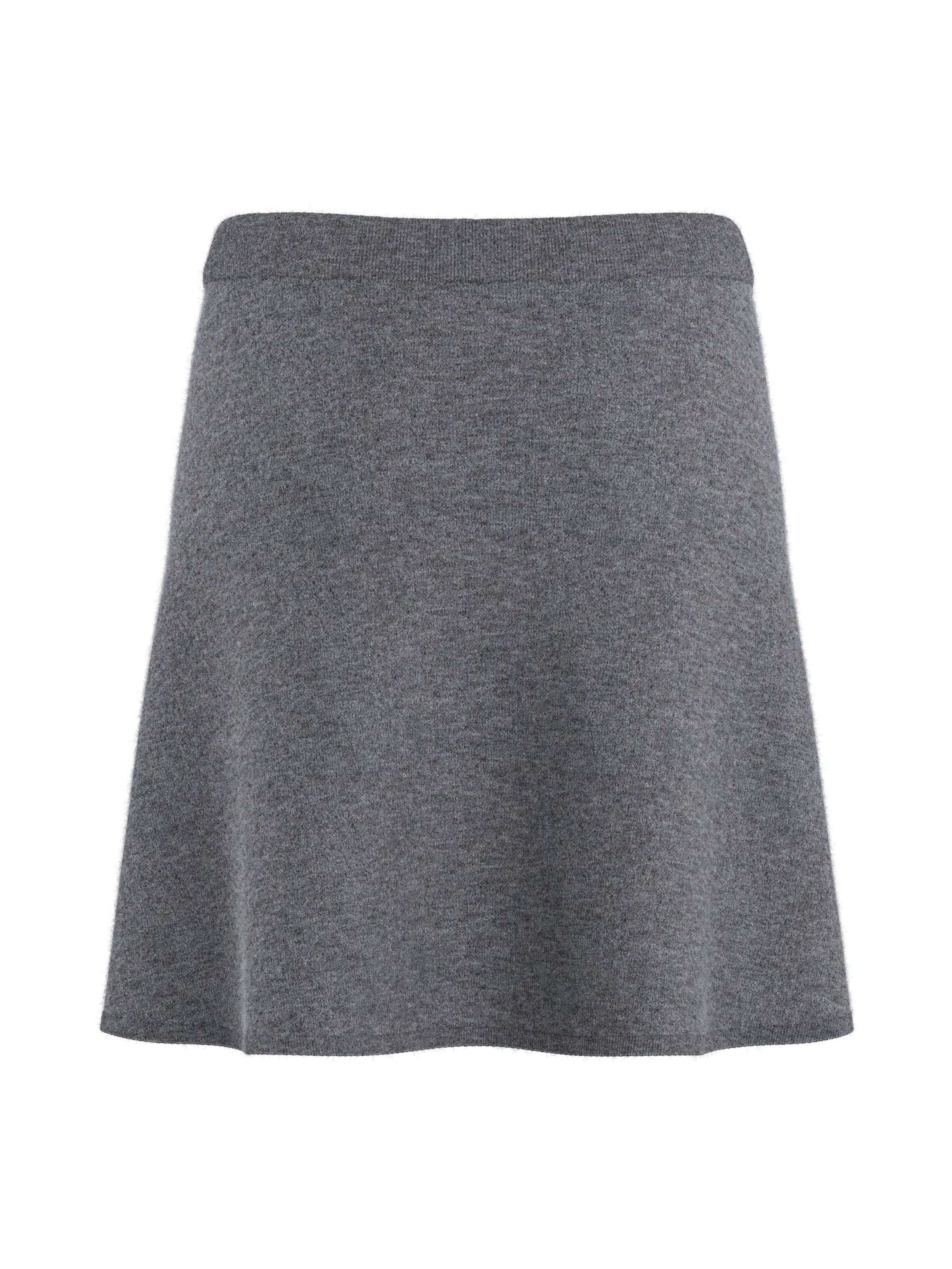 HYPEDROP - Falda 'Iben' en gris: frente