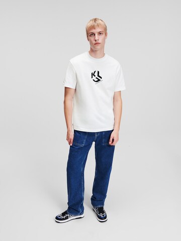 KARL LAGERFELD JEANS Футболка в Белый