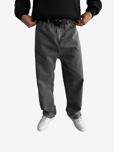 Kleidermafia Jeans 'Relax Baggy Jeans - Anthracite' i 29 i antracit, Produktvy